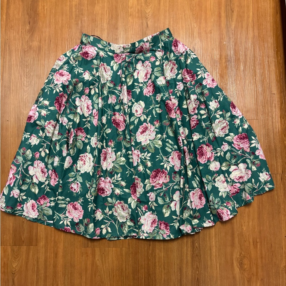 NWT Magnolia Park floral circle skirt